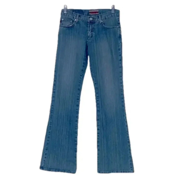 Vintage Z Cavaricci jeans size 5 cotton blend denim lined pattern lightweight - Picture 1 of 13